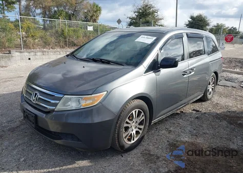 2012 Honda Odyssey Ex-L из США, поврежденный, VIN 5FNRL5H61CB059231